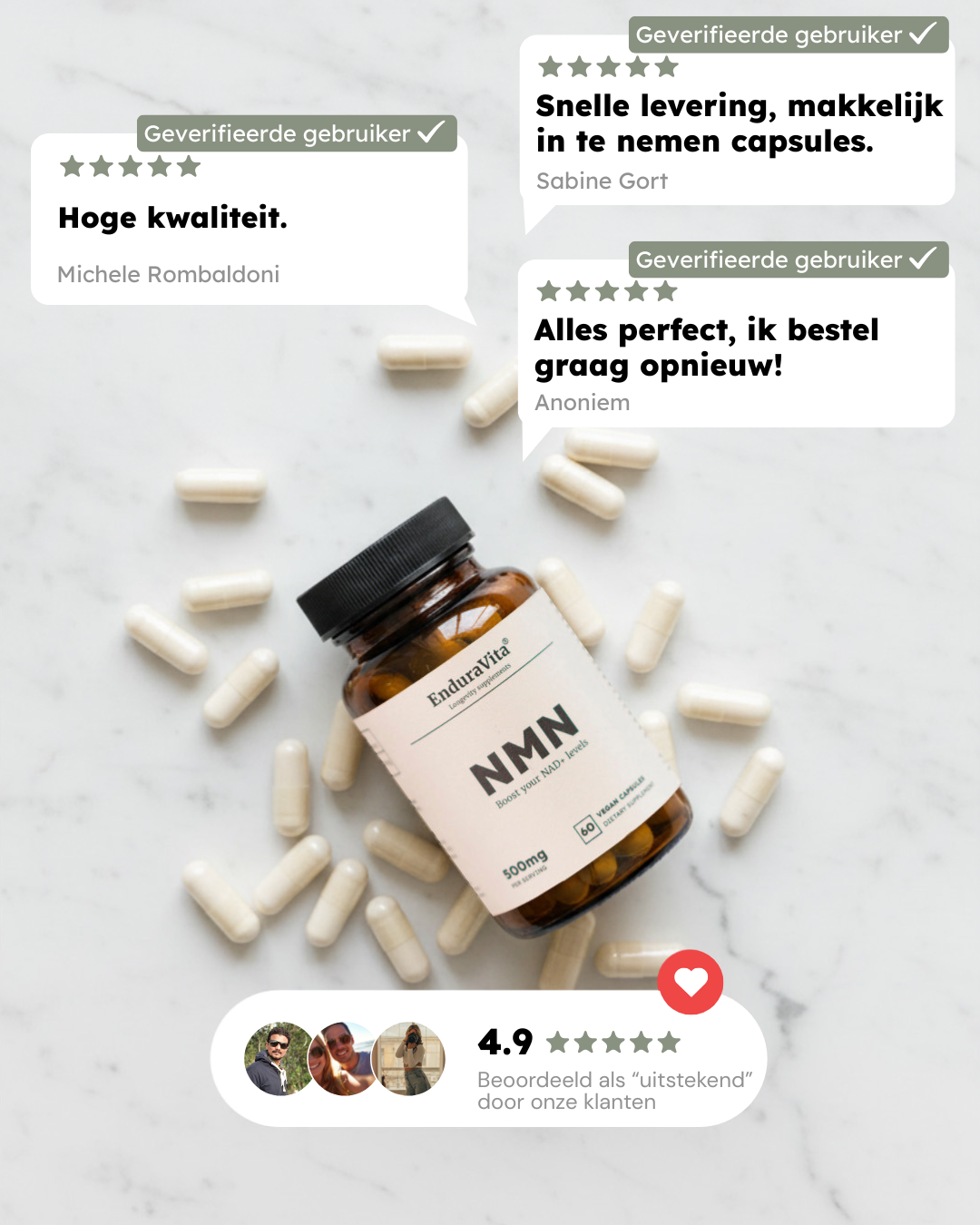 Vorteilspaket NAD+ Booster Kapseln 180x250mg